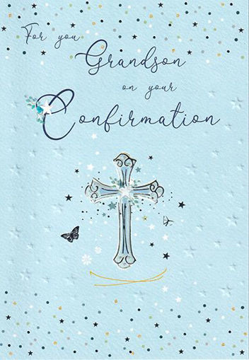 Picture of GRANDSON CONFIRMATION CARD